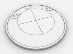 luxury car 3d logo 3D 模型