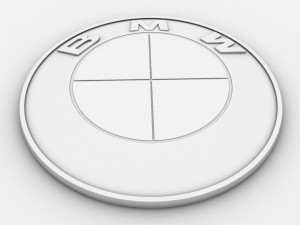 luxury car 3d logo 3D 模型