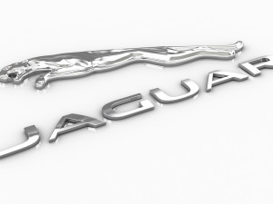 jaguar logo Modelo 3D