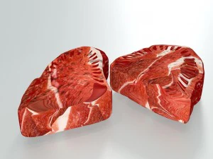 サーロイン肉 3Dモデル