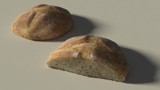 bread 3D Model .c4d .max .obj .3ds .fbx .stl .blend 
