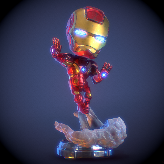 iron man model 3D Model .c4d .max .obj .3ds .fbx .stl .blend 