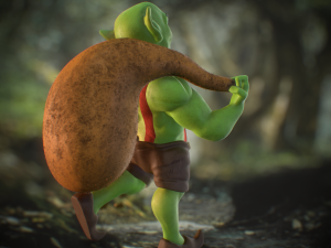 goblin from clash of clans 3D Print Model
