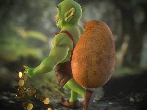 goblin from clash of clans 3D Print Model
