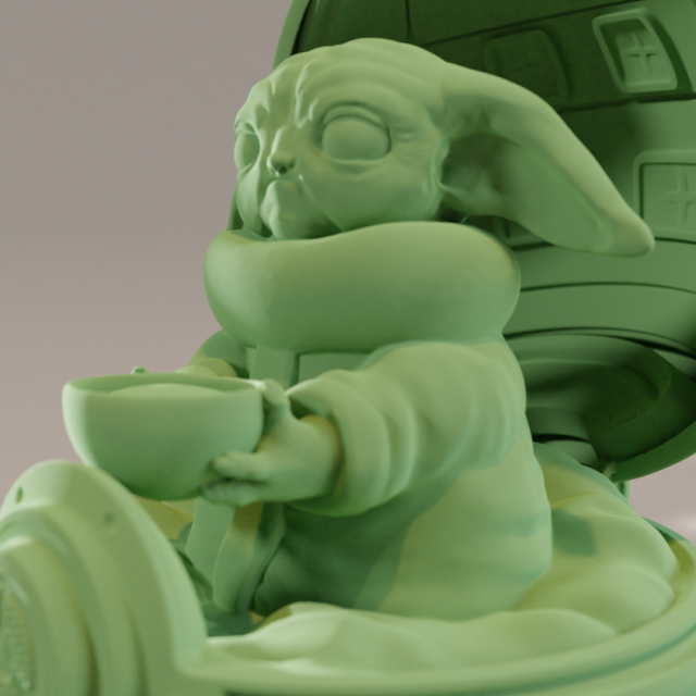 pokemon baby yoda 3D Принт Модель .c4d .max .obj .3ds .fbx .stl .blend 