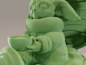pokemon baby yoda 3D Print Model