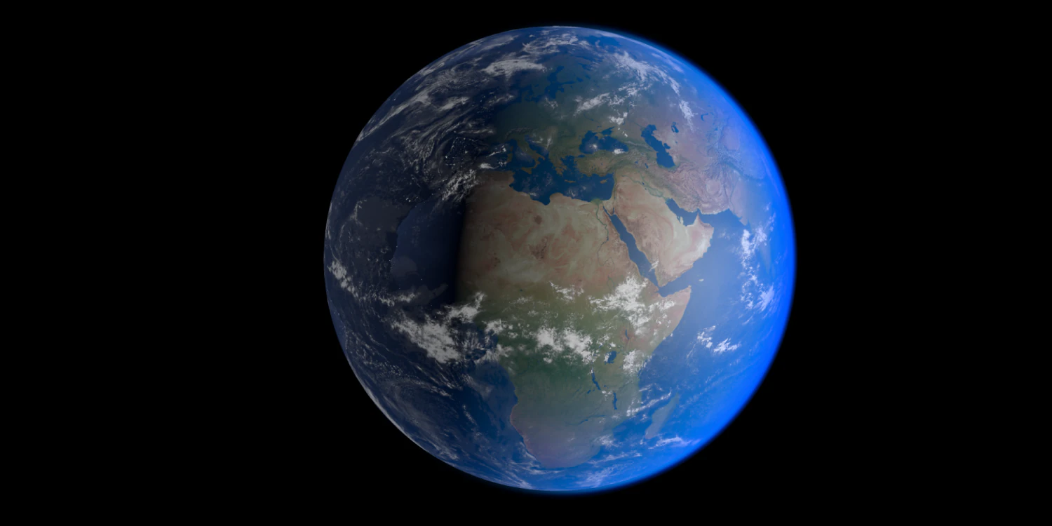 earth 3D Model .c4d .max .obj .3ds .fbx .stl .blend 