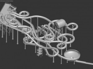 water park slides3 3D-Modell
