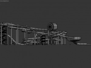 water park slides3 3D-Modell