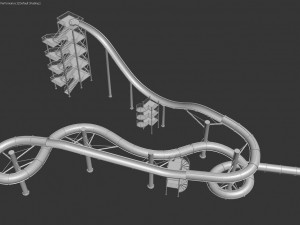 water park slides4 3D-Modell