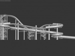 water park slides4 3D-Modell