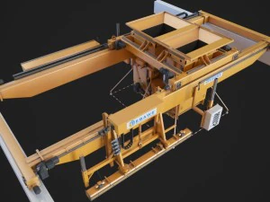 concrete plant machine 3D Model