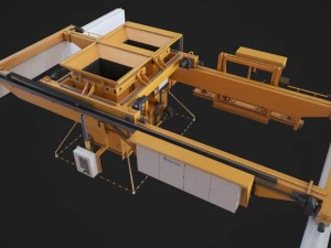 concrete plant machine 3D Model