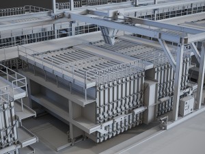 concrete plant machine 3D 模型