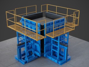 casting elevators 3D Model