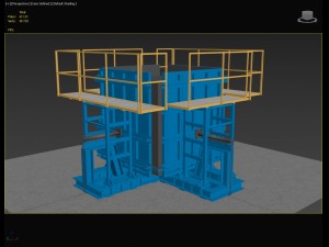 casting elevators 3D Model