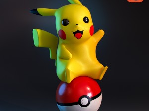 pikachu Modello 3D
