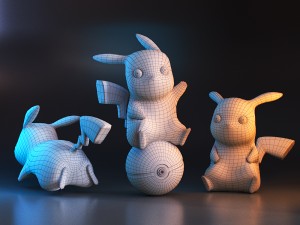 pikachu 3D-Modell