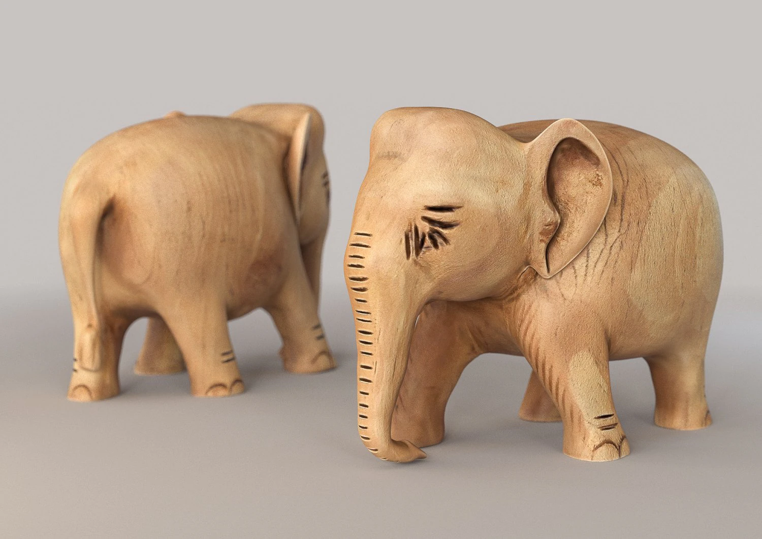 elephant 3D Model .c4d .max .obj .3ds .fbx .stl .blend