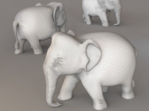 elephant Model 3D