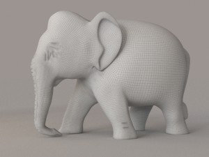 elephant Model 3D