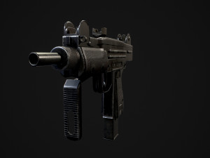 mini uzi Modelo 3D
