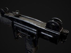 mini uzi Modelo 3D