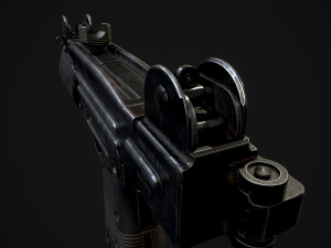 mini uzi Modelo 3D