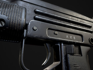 mini uzi Modelo 3D