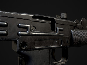 mini uzi Modelo 3D