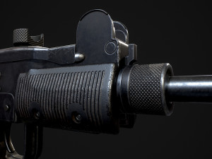 mini uzi Modelo 3D