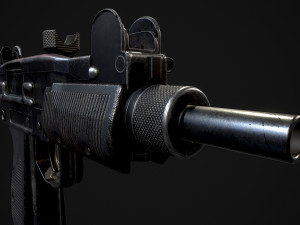 mini uzi Modelo 3D