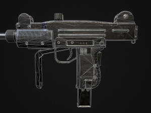 mini uzi Modelo 3D