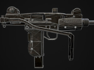 mini uzi Modelo 3D