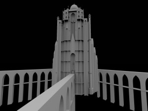 fantasy taj mahal building 3D Model