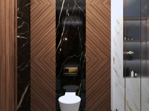 luxurious bathroom 3D मॉडल