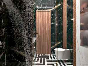 luxurious bathroom 3D मॉडल