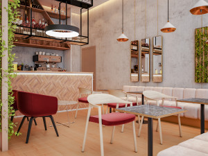 coffee area 3D मॉडल