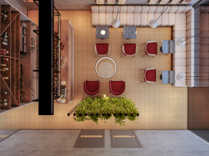 coffee area 3D मॉडल