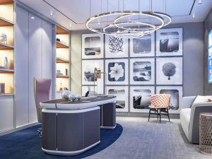 escritório do gerente Modelo 3D