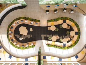 breakout area Model 3D
