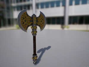 axe Modelo 3D