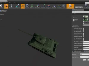 serbatoio basso poli Modello 3D