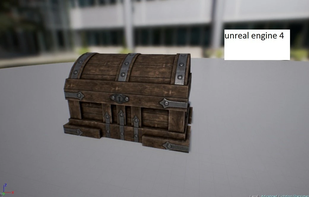 low poly chest 3D Model .c4d .max .obj .3ds .fbx .stl .blend 