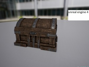 low poly chest 3Dモデル