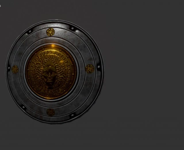 escudo Modelo 3D .c4d .max .obj .3ds .fbx .stl .blend