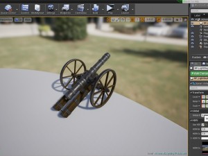 cannon 3D 模型