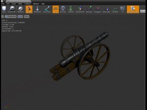 cannon 3D 模型