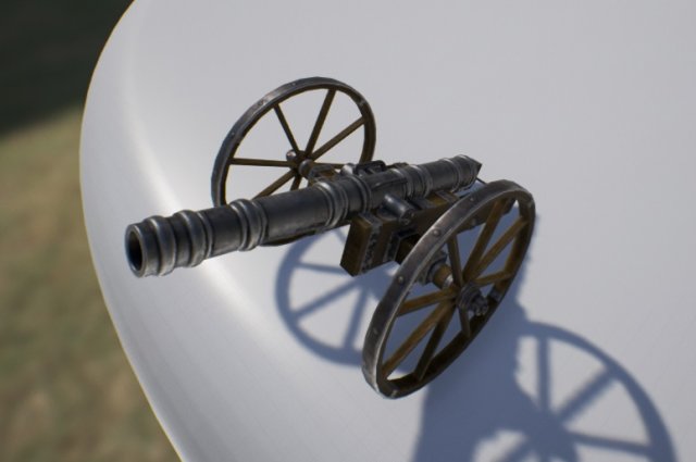 cannon 3D 模型 .c4d .max .obj .3ds .fbx .stl .blend