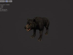 lobo Modelo 3D